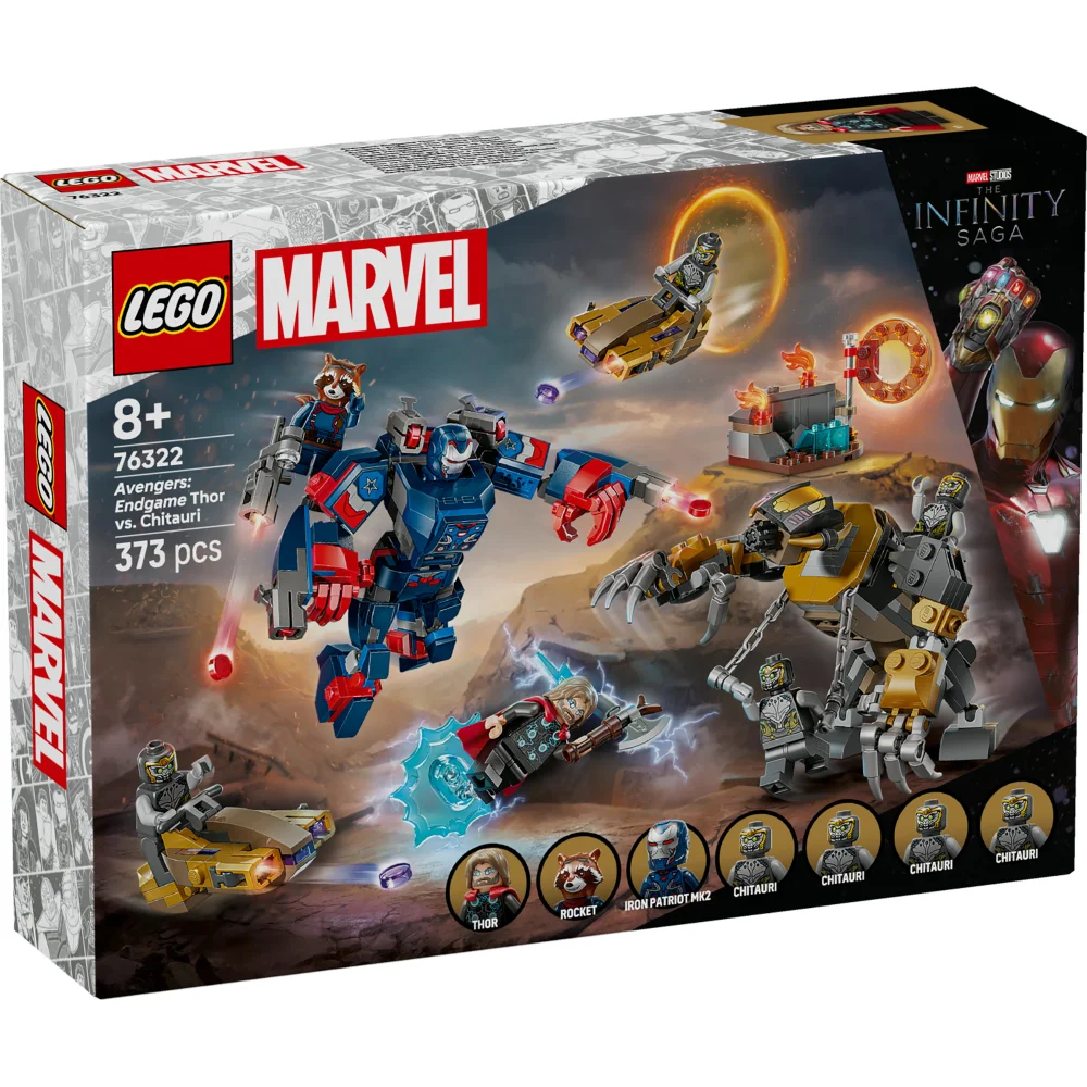 LEGO® ǀ Marvel Avengers: Endgame Thor vs. Chitauri Super Hero Action 76322 Image 1