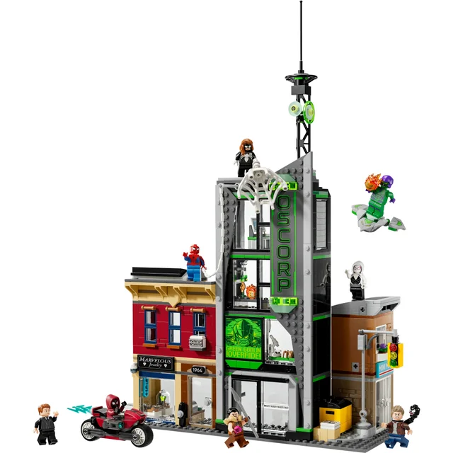 LEGO® ǀ Marvel Spider-Man vs. Oscorp, Kids’ Super Hero Building Kit 76324