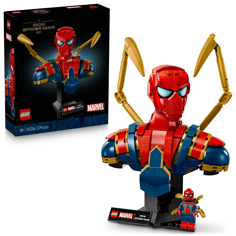 LEGO Marvel Iron Spider-Man Bust Avengers Building Set 76326 Image 1