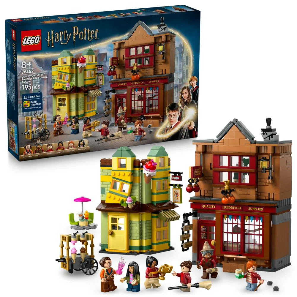 LEGO Harry Potter Quality Quidditch Supplies & Ice Cream Parlour 76452 Image 1