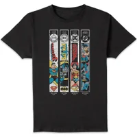 DC Comics Justice League Timeline Unisex T-Shirt - Black