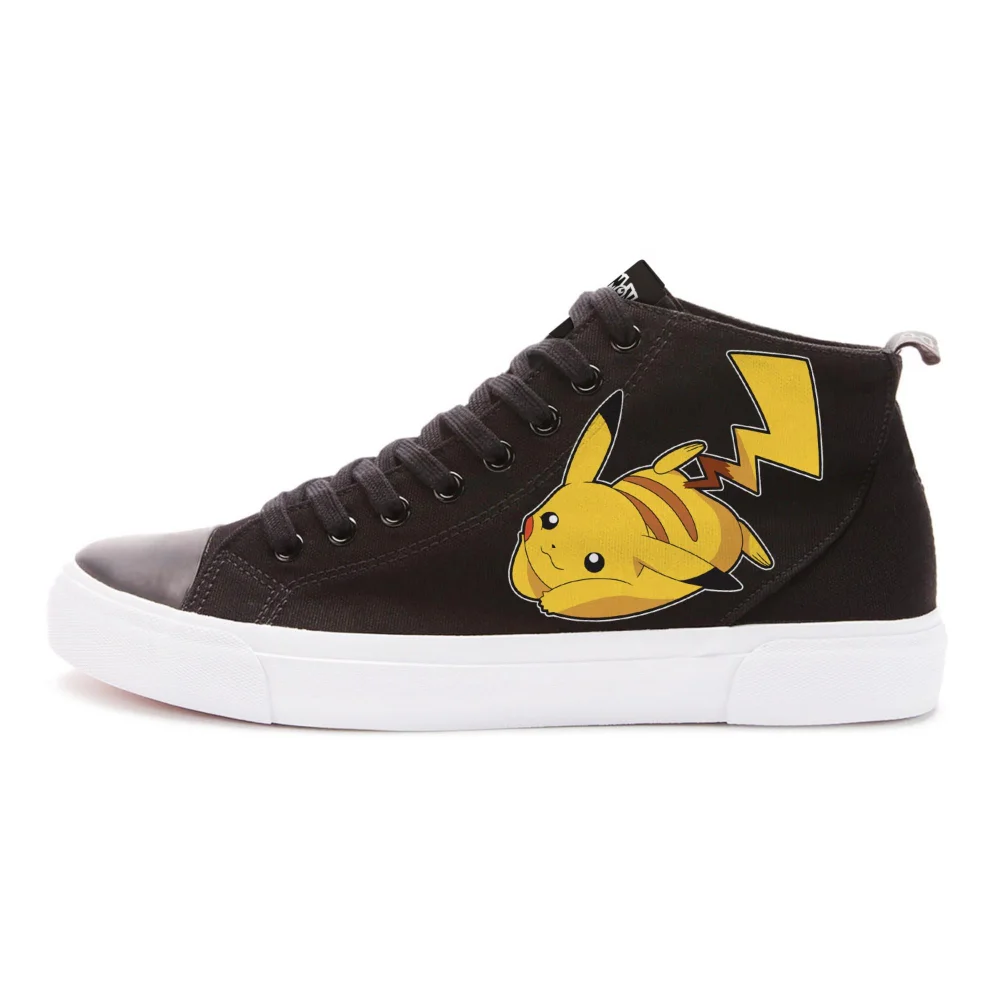 Pokémon Pikachu High Top - Black/White - UK 8 / EU 42 / US Men's 8.5 / US Women's 10 Image 1