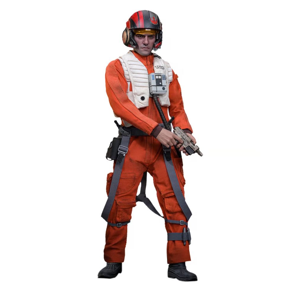 Hot Toys Star Wars The Force Awakens 1/6 Poe Dameron Figure Image 1