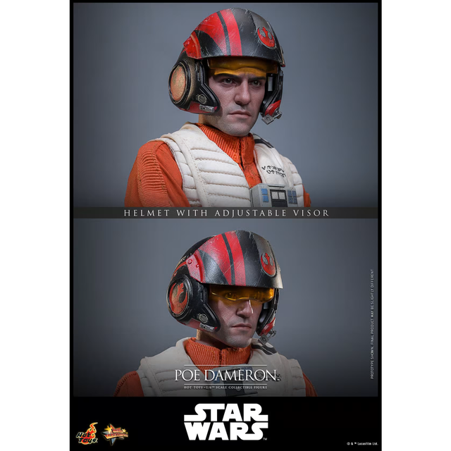 Hot Toys Star Wars The Force Awakens 1/6 Poe Dameron Figure