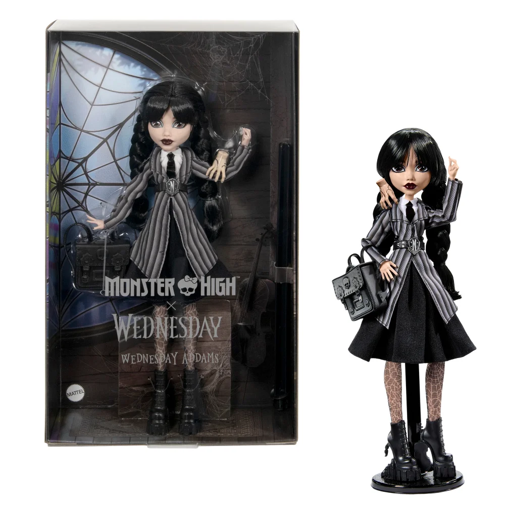 Monster High Wednesday: Wednesday Addams Collectible Doll Image 1