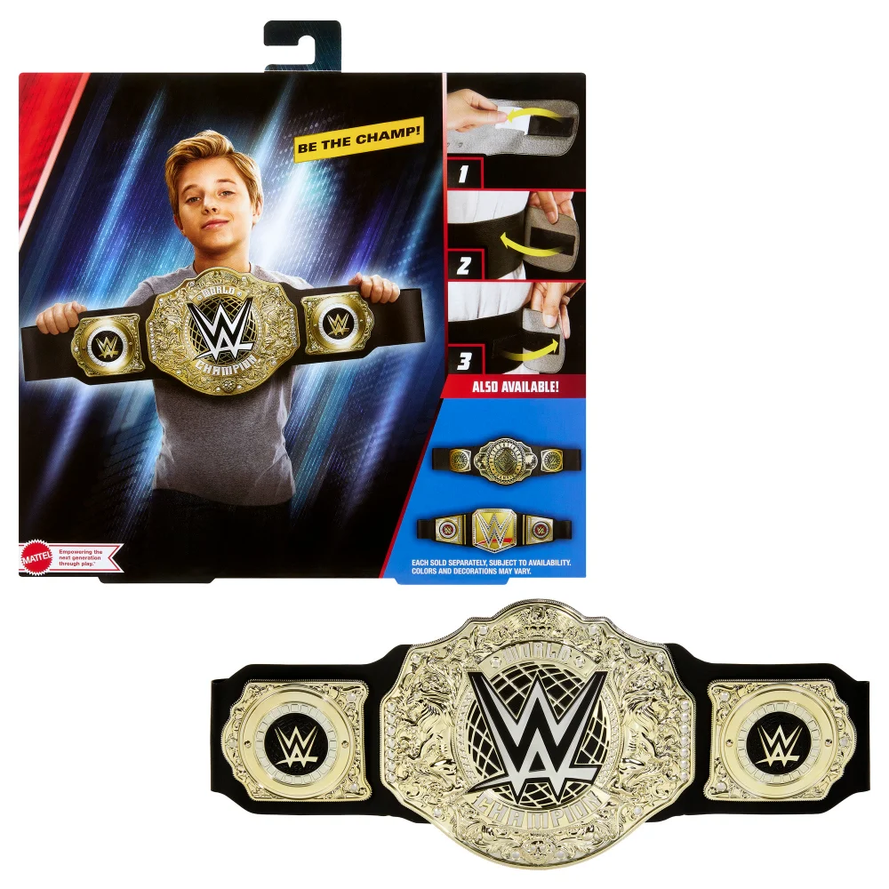 WWE World Heavyweight Championship Role Play Title Belt Image 1