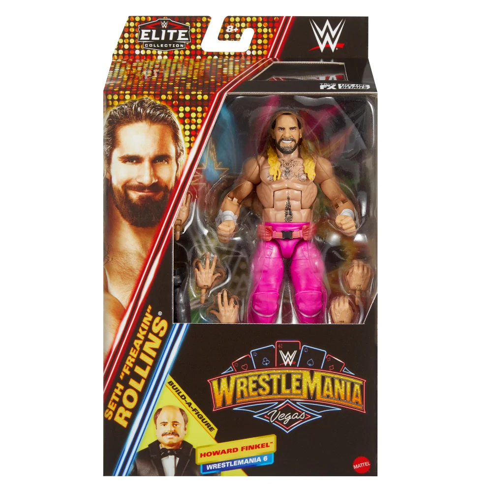 WWE Elite Premium Live Event WrestleMania Seth "Freakin" Rollins Action Figure (6") Image 1