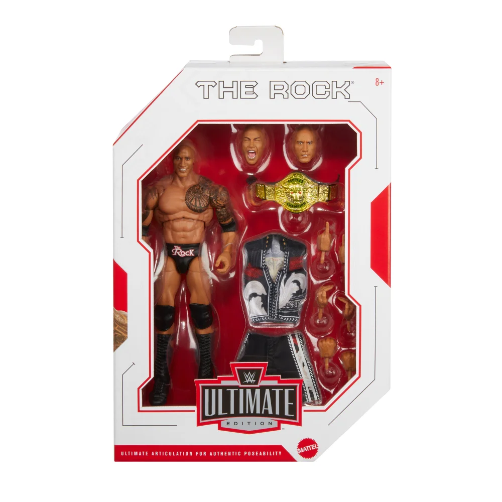 WWE® Ultimate Edition Wave 25 The Rock Action Figure (6") Image 1