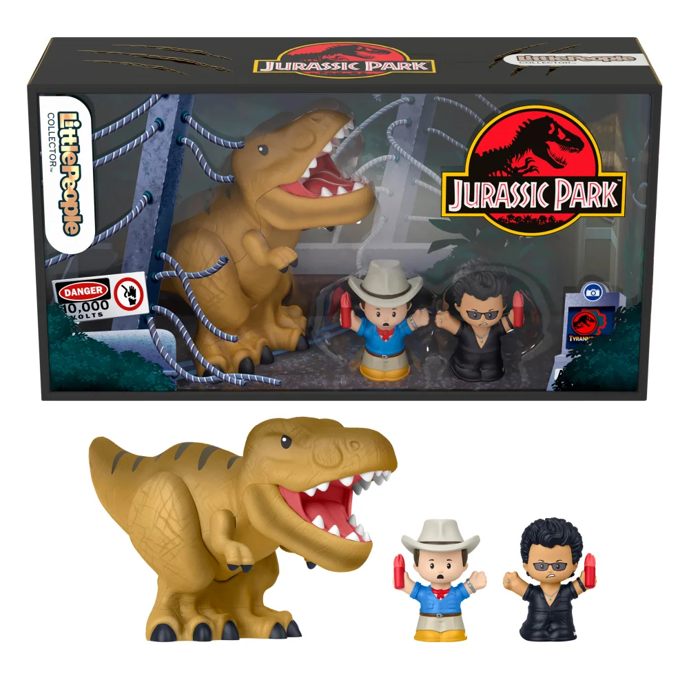 Little People Collector Jurassic Park 3-Pack Minifigures Image 1