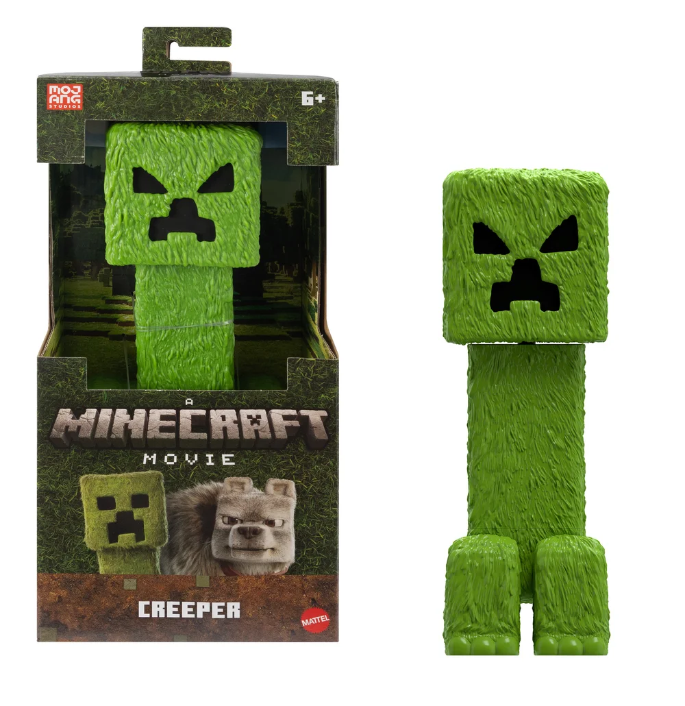 Minecraft Movie Large Creeper Action Figure (12") Image 1