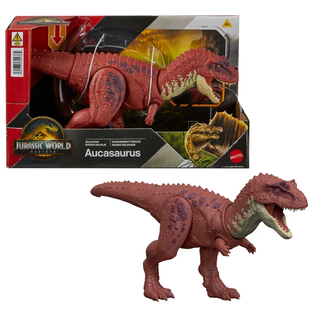 Jurassic World Saga Wild Roar: Aucasaurus Dinosaur Figure