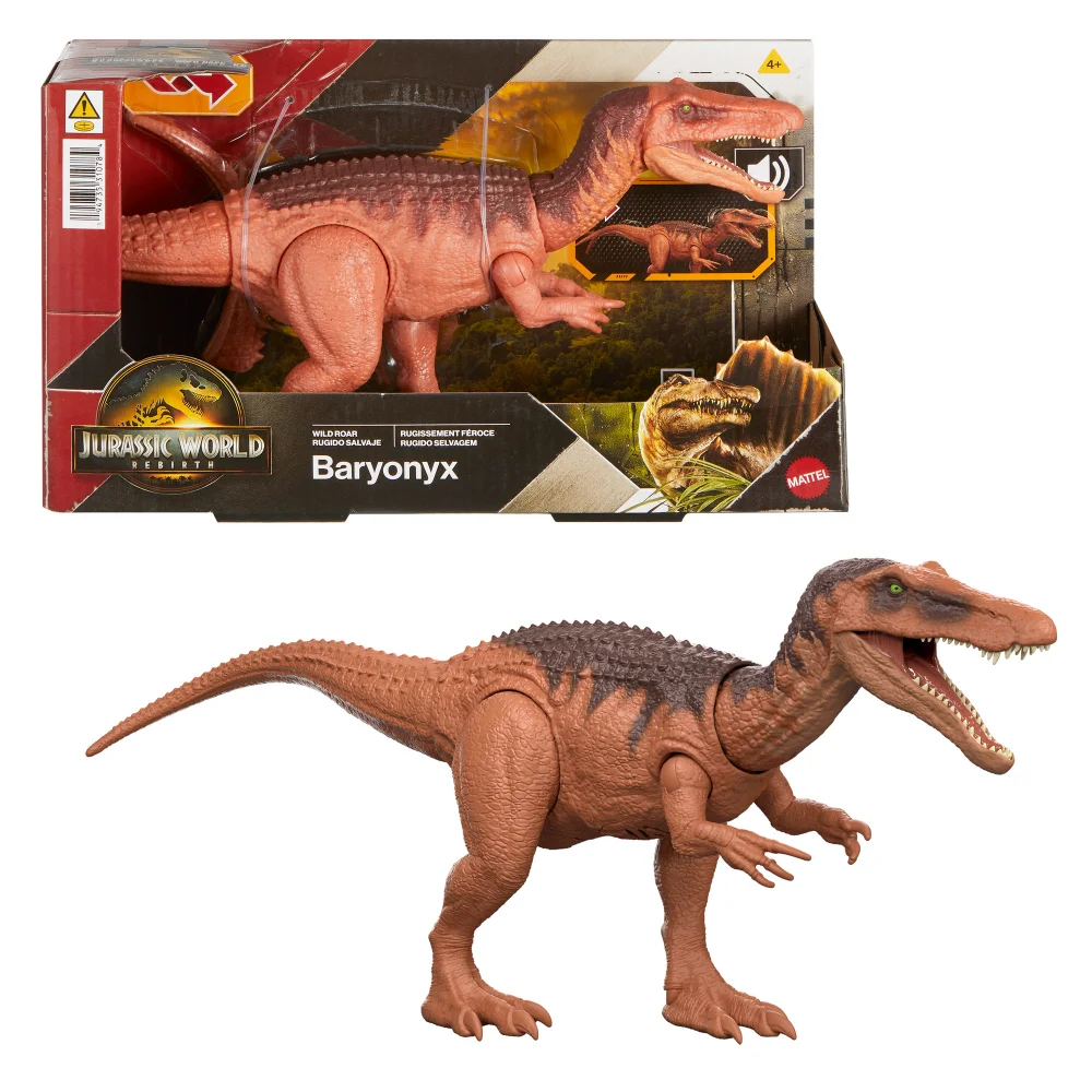 Jurassic World Saga Wild Roar: Baryonyx Dinosaur Figure Image 1