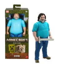 Minecraft Movie Large Steve Action Figure (12") - undefined undefined