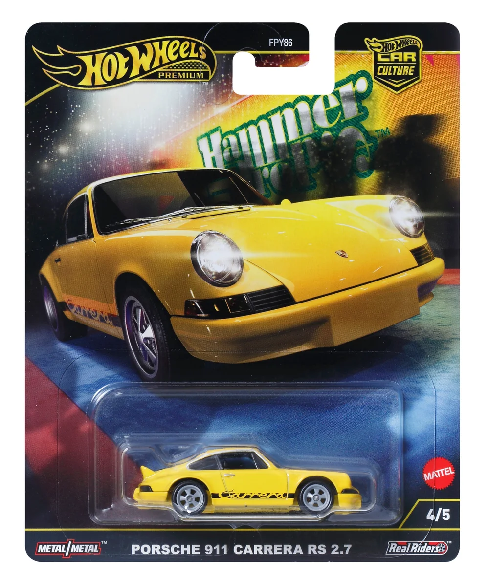 Hot Wheels Premium Car Hammer Drop Porsche 911 Carrera RS 2.7 Image 1