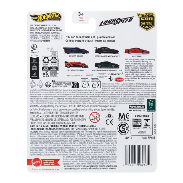 Hot Wheels Premium Car Eurospeed Lamborghini Essenza SCV12