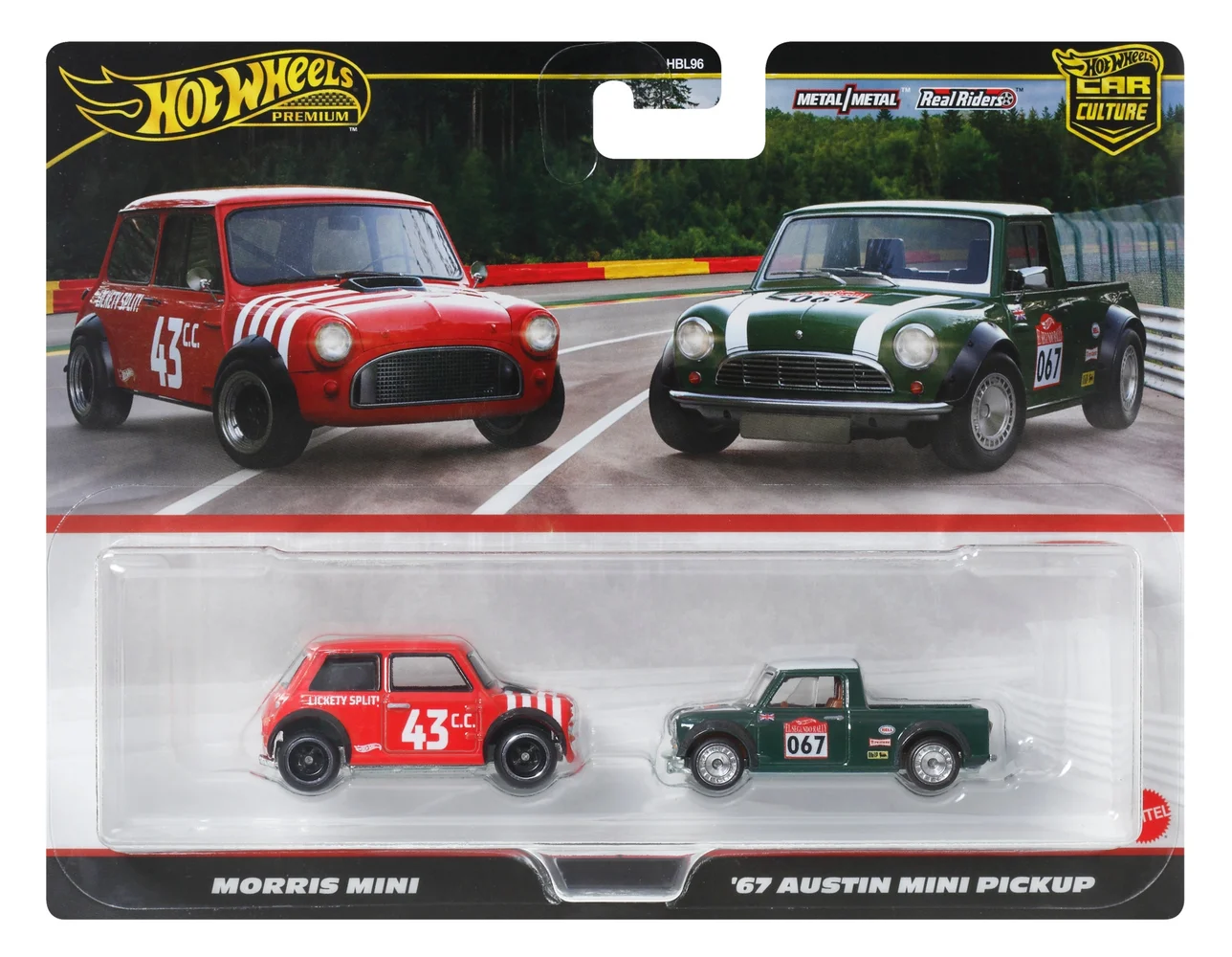 Hot Wheels Premium 2-Pack 2025 Mix 1 Morris Mini & 67 Austin Mini Pickup Image 1