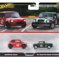 Hot Wheels Premium 2-Pack 2025 Mix 1 Morris Mini & 67 Austin Mini Pickup