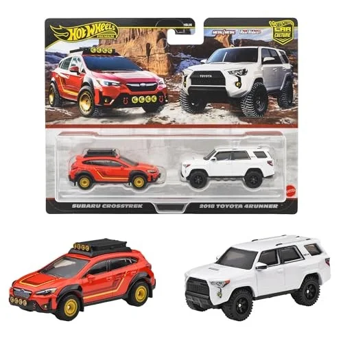 Hot Wheels Premium 2-Pack 2025 Mix 3 Subaru Crosstrek & 18 Toyota 4Runner Image 1