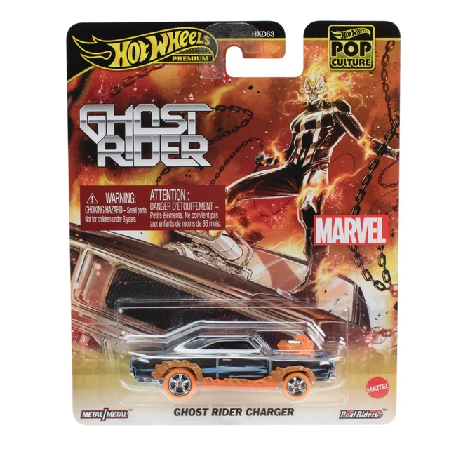 Hot Wheels Premium Pop Culture Marvel Ghost Rider Charger