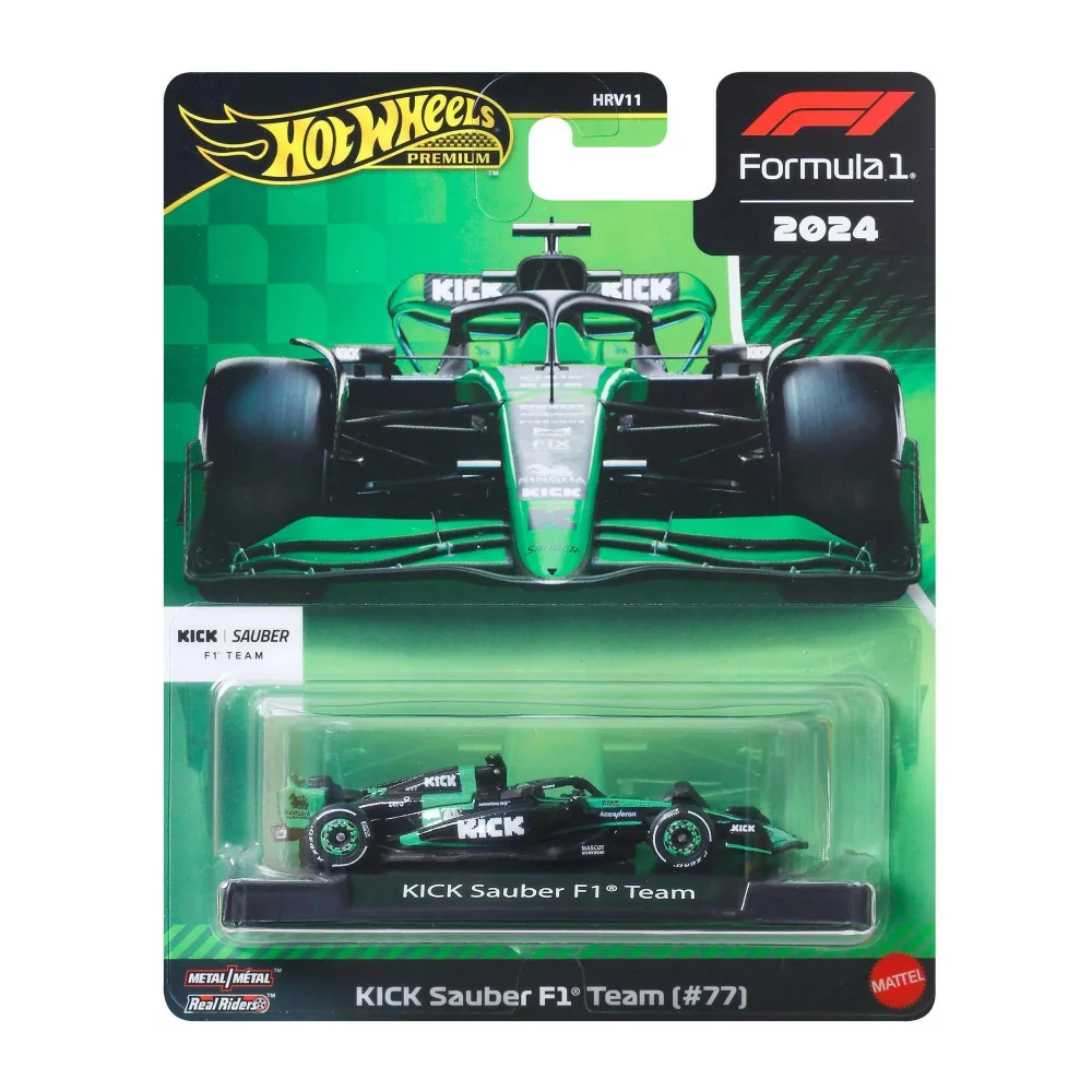 Hot Wheels Premium F1 Kick Sauber Valterri Bottas #77 Image 1