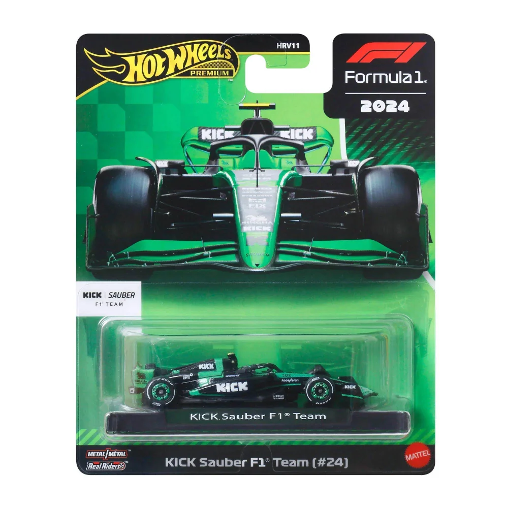 Hot Wheels Premium F1 Kick Sauber Zhou Guanyu #24 Image 1