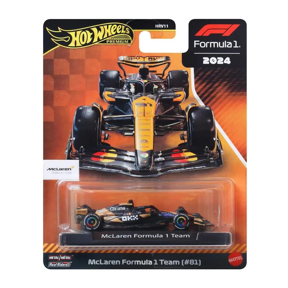 Hot Wheels Premium F1 McLaren Oscar Piastri #81 Image 1