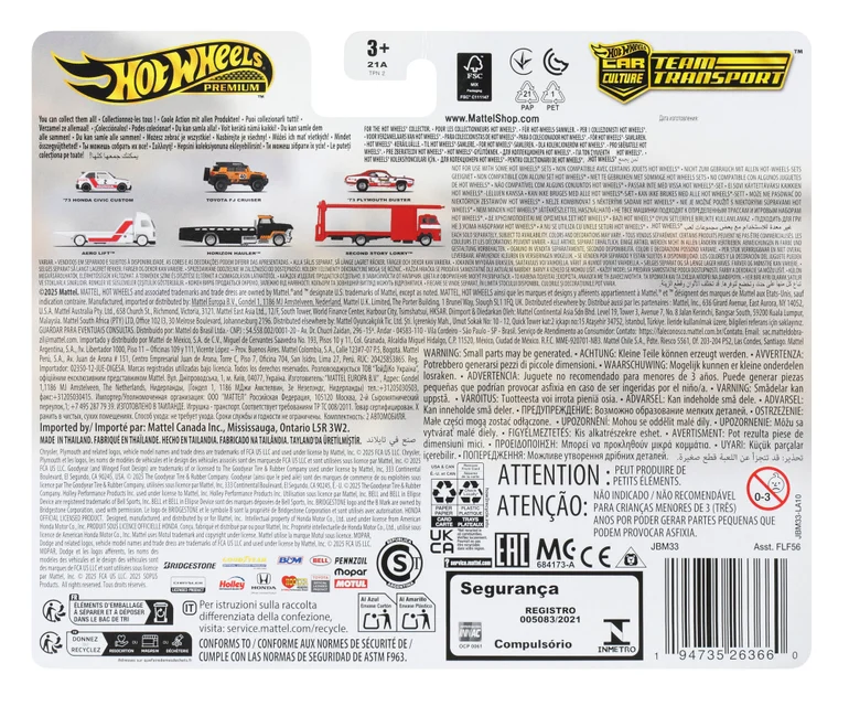 Hot Wheels Premium Team Transport Mix 3 Toyota FJ Cruiser