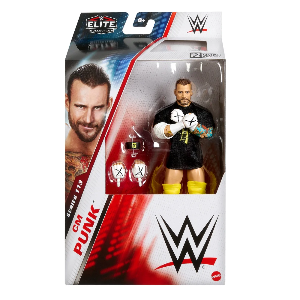 WWE Elite Series 113 CM Punk Action Figure (6") Image 1