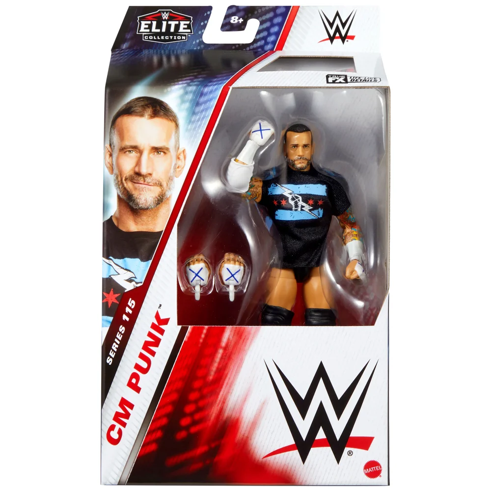 WWE Elite Series 115 CM Punk Action Figure (6") Image 1