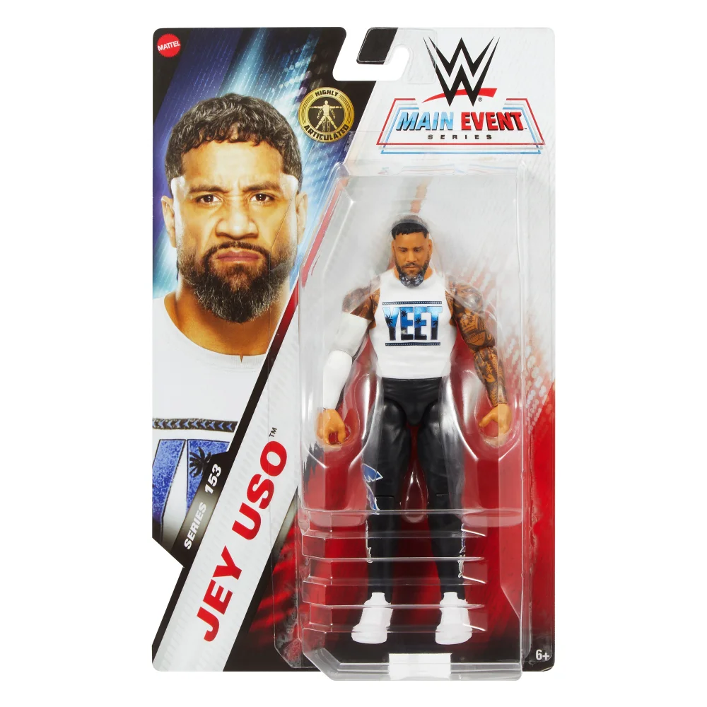 WWE Main Event Series 153 Jey Uso Action Figure (6"") Image 1