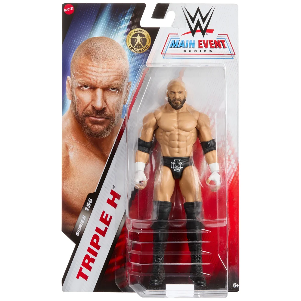 WWE Main Event Series 156 Triple H Action Figure (6"") Image 1