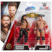 WWE Main Event Showdown 2-Pack Series 21 Roman Reigns vs LA Knight Action Figures (6") - undefined undefined