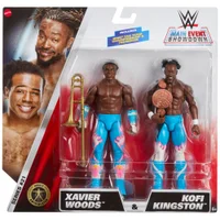 WWE Main Event Showdown 2-Pack Series 21 Kofi Kingston & Xavier Woods Action Figures (6")