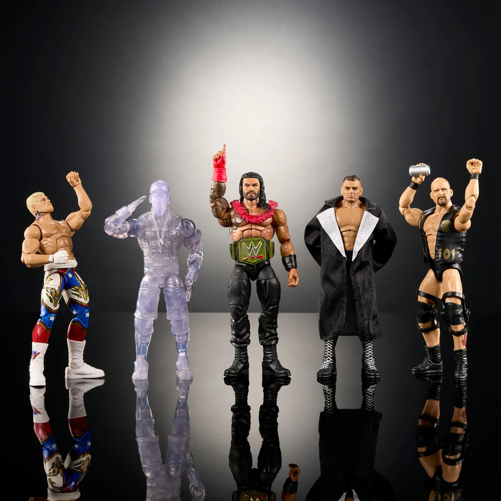 WWE Elite Greatest Hits Wave 3 Complete 5-Pack Action Figure Bundle (6") Image 1