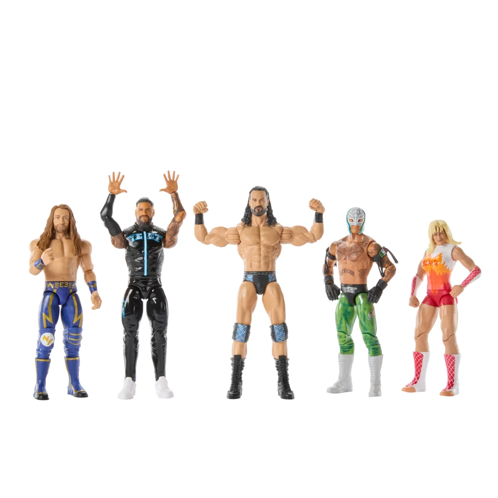 WWE Main Event Series 157 Complete 5-Pack Action Figure Bundle (6") Image 1