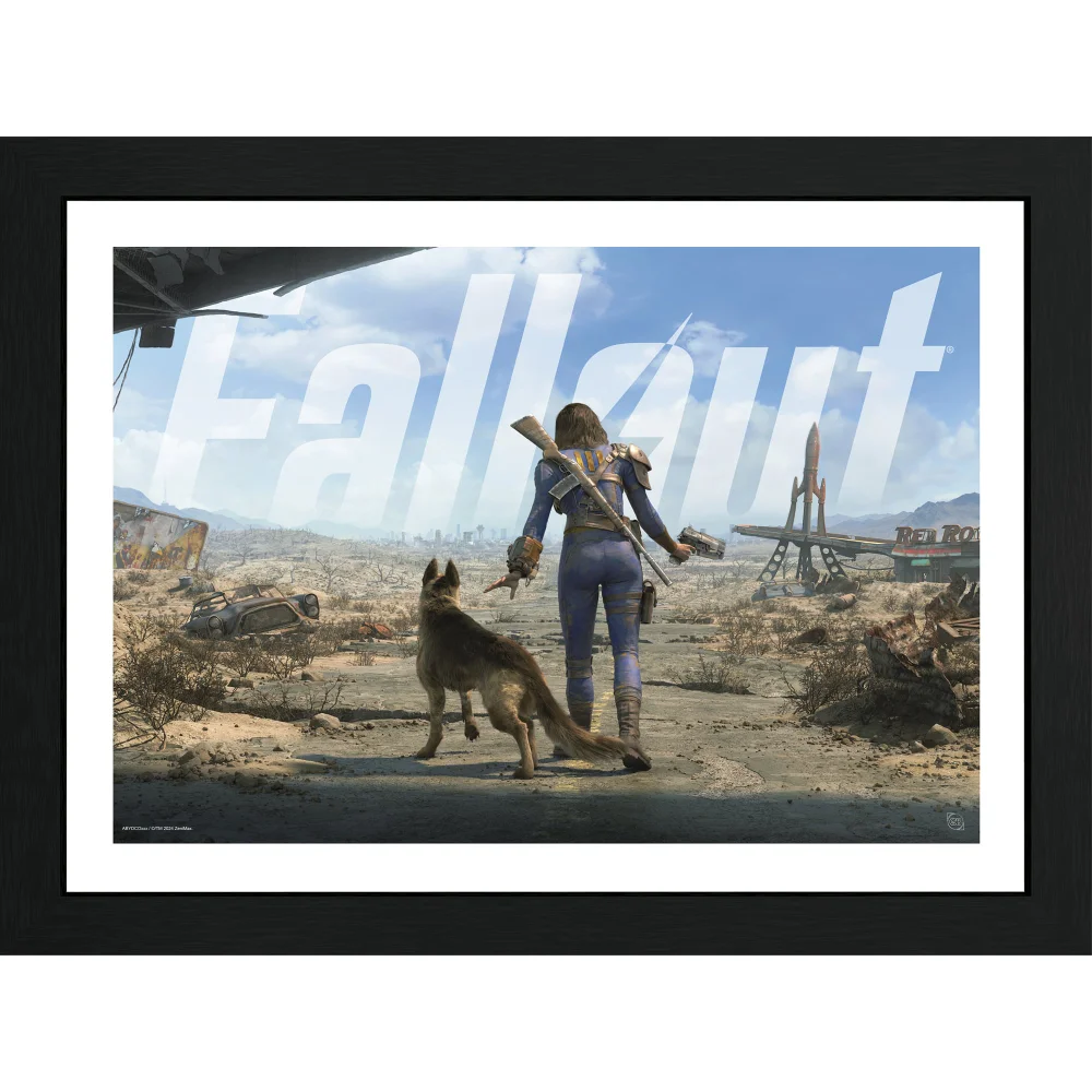 Fallout Female Sole Survivor 30 x 40cm Framed Collector Print Image 1