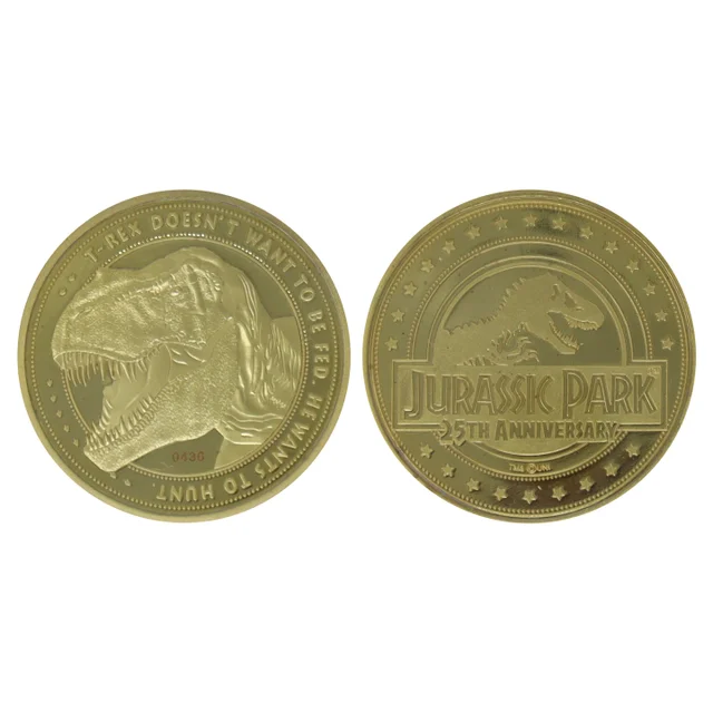 Jurassic Park Velociraptor Coin