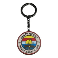 Jaws 50th Anniversary Regatta Boat Tour Keyring - undefined undefined