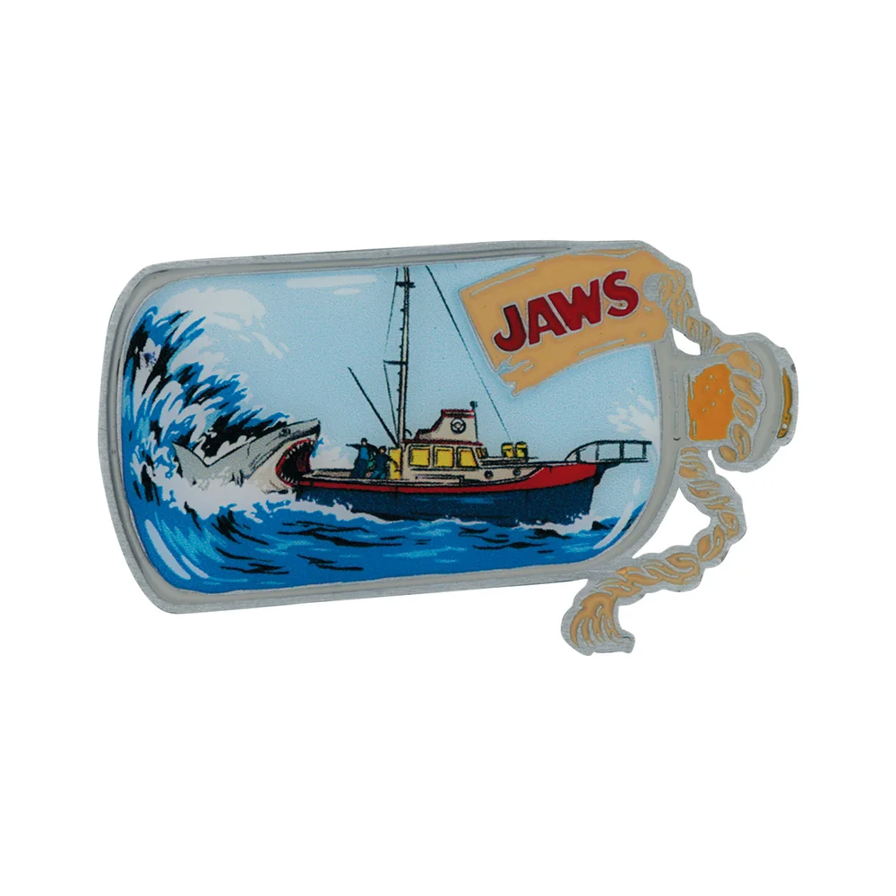 Jaws 50th Anniversary Ship in Bottle Pin Badge Image 1