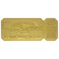 Jaws 50th Anniversary 24k Gold Plated Regatta Ticket - undefined undefined