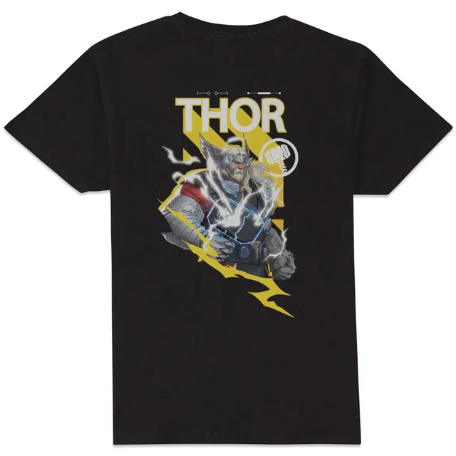 Marvel Rivals Thor-Front Unisex T-Shirt - Black