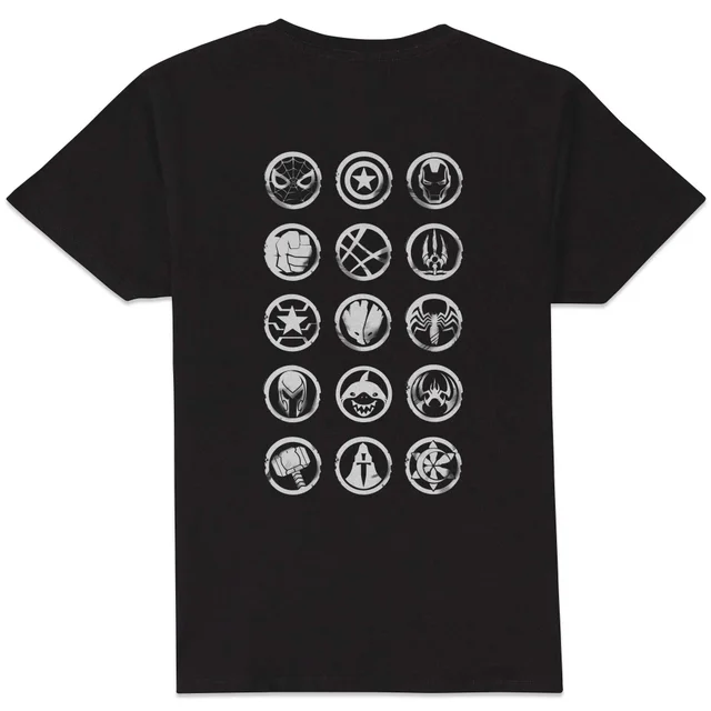 Marvel Rivals Character Lineup Unisex T-Shirt - Black