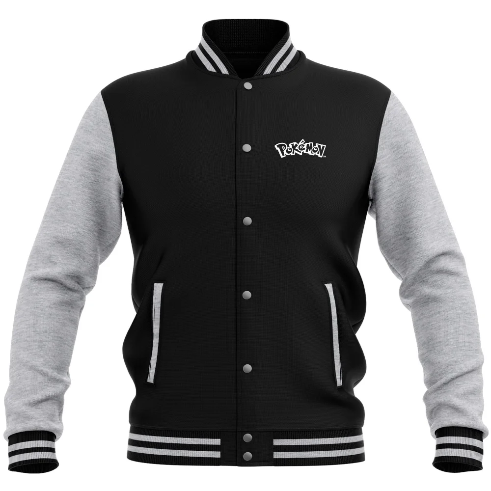 Pokémon Blastoise Unisex Varsity Jacket - Black/Grey - M Image 1