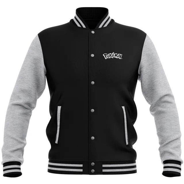Pokémon Blastoise Unisex Varsity Jacket - Black/Grey