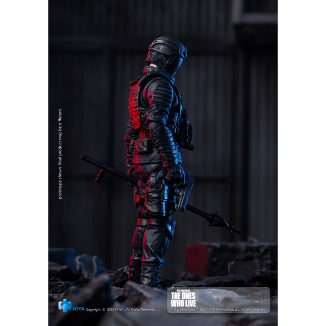 HIYA Toys 1/18 Exquisite Mini Series The Walking Dead The Ones Who Lived CRM Soldier Action Figure