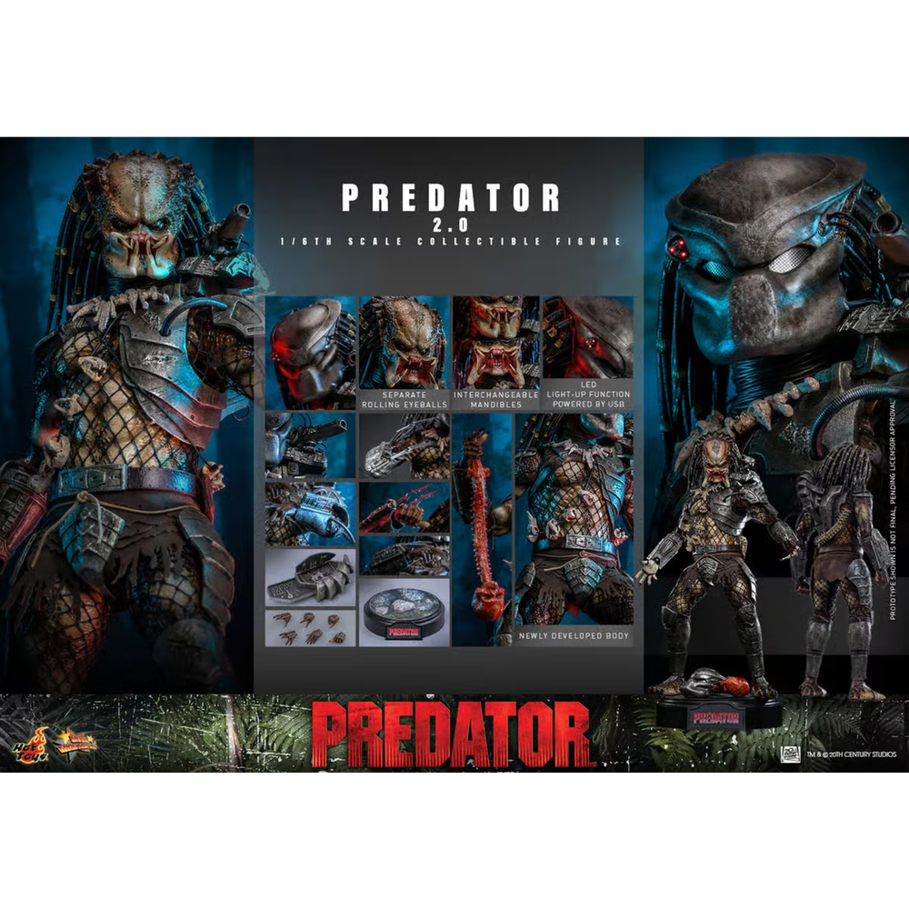 Hot Toys 1/6 Predator 2.0 - Predator | Zavvi UK Hot Toys 1/6 Predator 2.0 - Predator | Zavvi UK