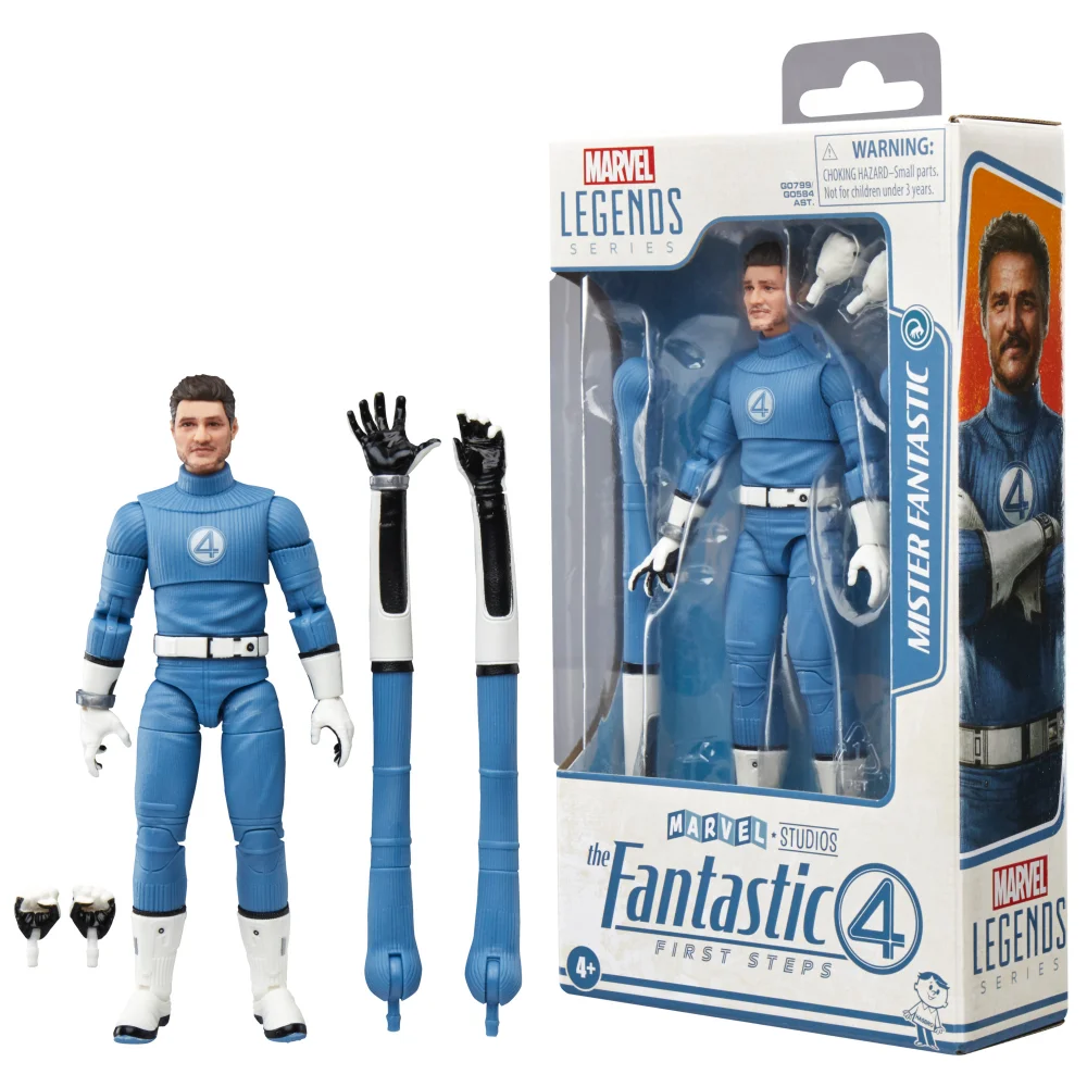 Hasbro Marvel Legends Series Mister Fantastic, The Fantastic Four: First Steps 6" Action Figure Image 1