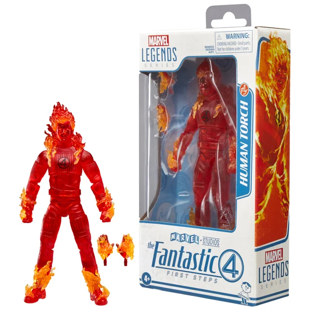 Hasbro Marvel Legends Series Human Torch, The Fantastic Four: First Steps 6" Action Figure