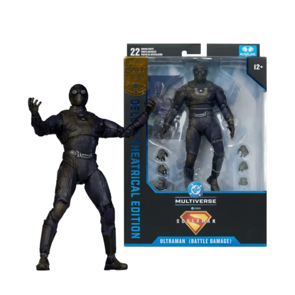McFarlane Toys DC Comics Superman Movie Ultraman Battle Damage Deluxe Action Figure 7" (Gold Label) Image 1