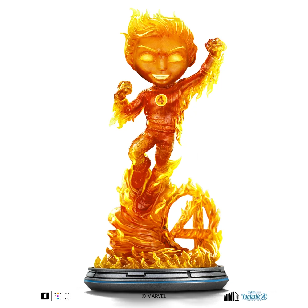 Iron Studios Fantastic Four Human Torch MiniCo Figure Image 1